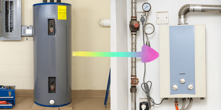 tank to tankless water heater